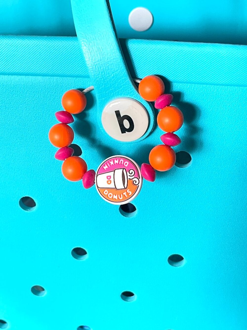 Dunkin Donuts Silicone Bogg Bag Ring-Dunkin Donuts Bogg Accessories